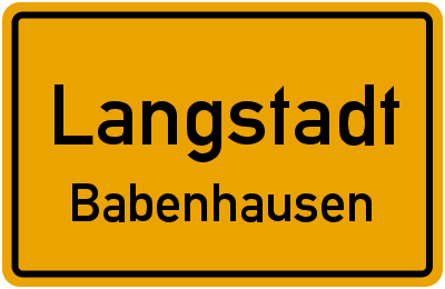 Babenhausen OT Langstadt
